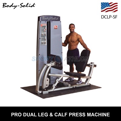 BODY-SOLID PRO DUAL LEG & CALF PRESS MACHINE DCLP-SF
