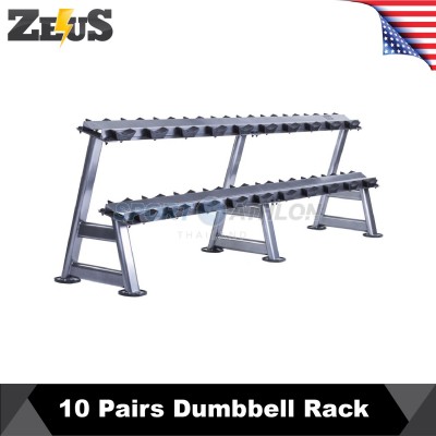 Zeus 10 Pairs Dumbbell Rack (2 Tier) DBRACK