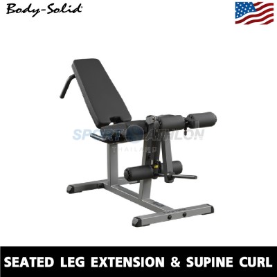 BODY-SOLID SEATED LEG EXTENSION & SUPINE CURL GLCE365