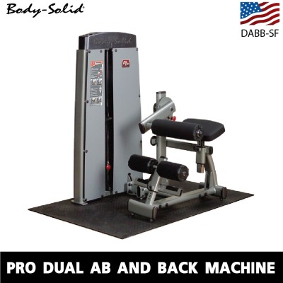 BODY-SOLID PRO DUAL AB AND BACK MACHINE DABB-SF