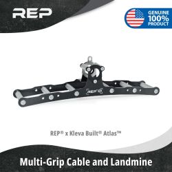 REP x Kleva Built®  Atlas™ Multi-Grip Cable and Landmine Attachment