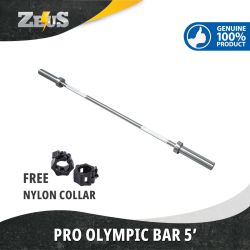 Zeus Pro Olympic Bar 5' with Collar IR94160C