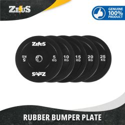 Zeus Rubber Bumper Plate 5-25 kg. /Pair